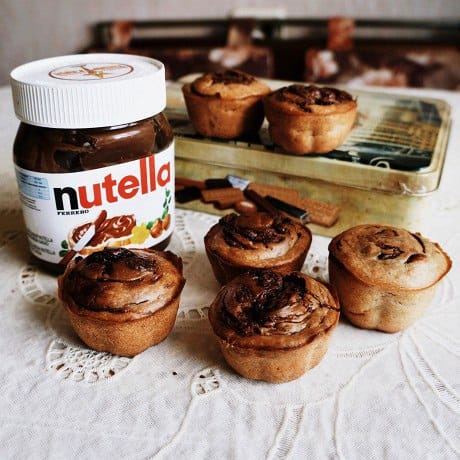 Nutella Banana Muffins